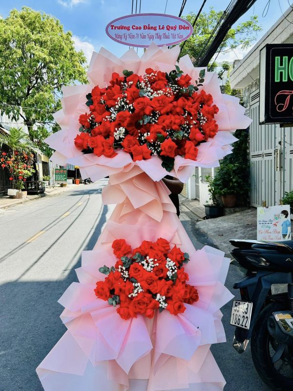 lẵng hoa khai trương