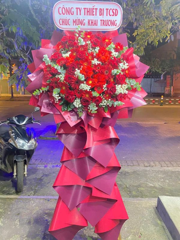 hoa khai trương
