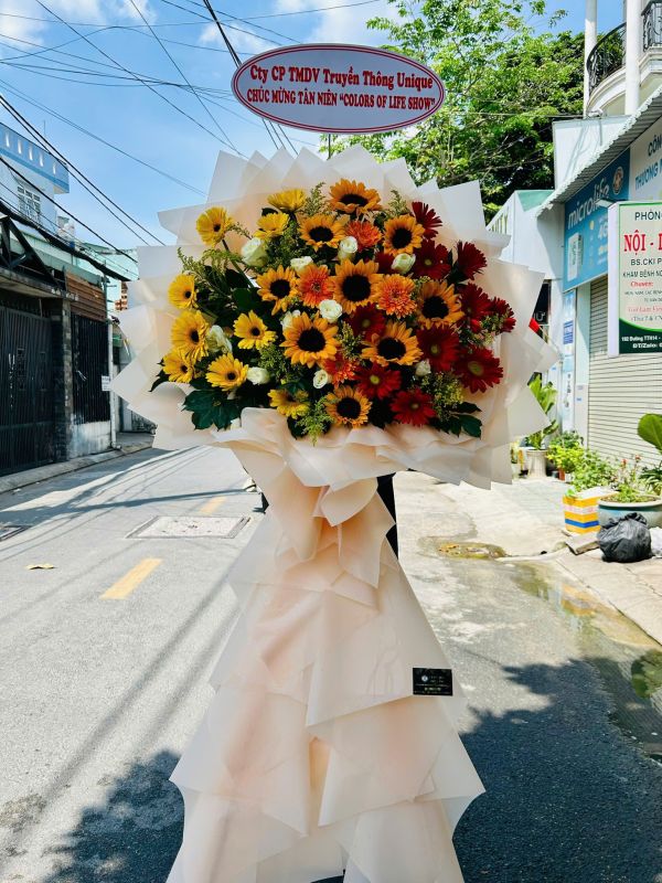 hoa khai trương