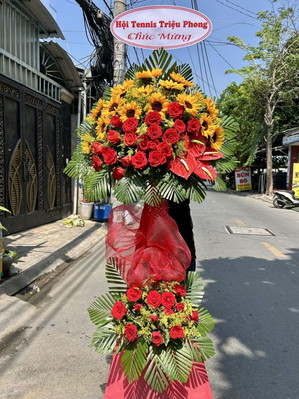 hoa khai trương