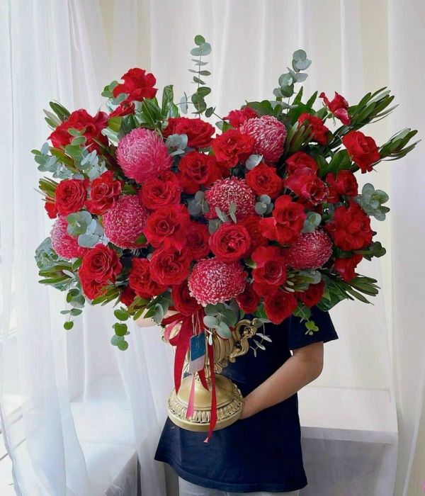 giỏ hoa khai trương