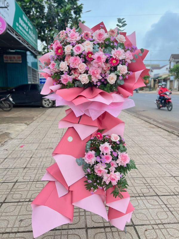 lẵng hoa khai trương