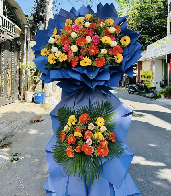 lẵng hoa khai trương