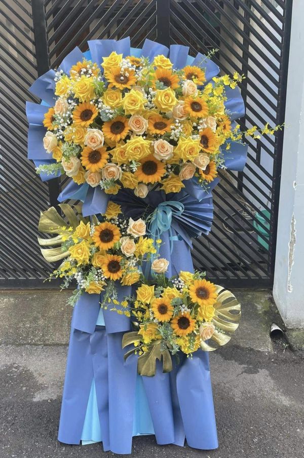 lẵng hoa khai trương