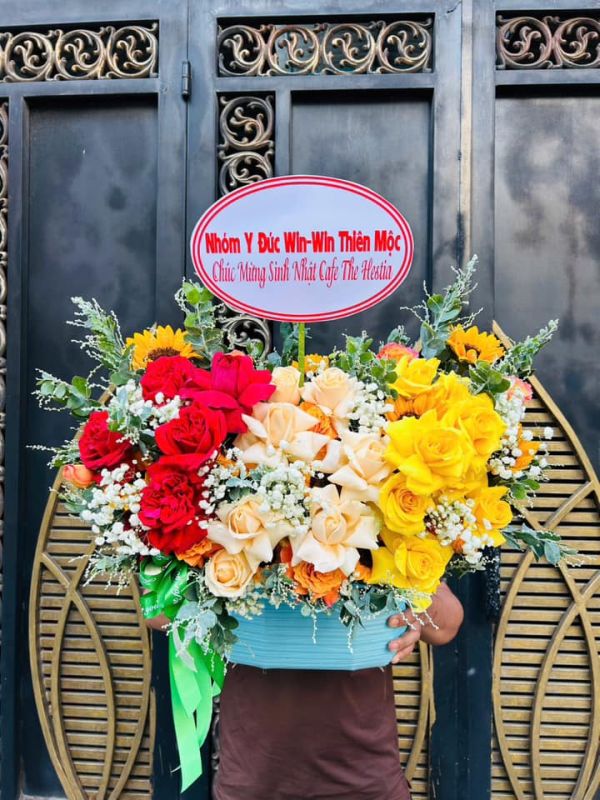 giỏ hoa sinh nhật 