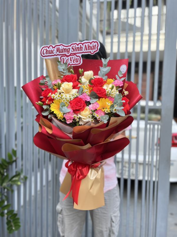 bó hoa sinh nhật