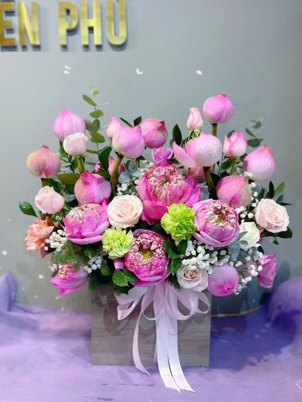 giỏ hoa sinh nhật