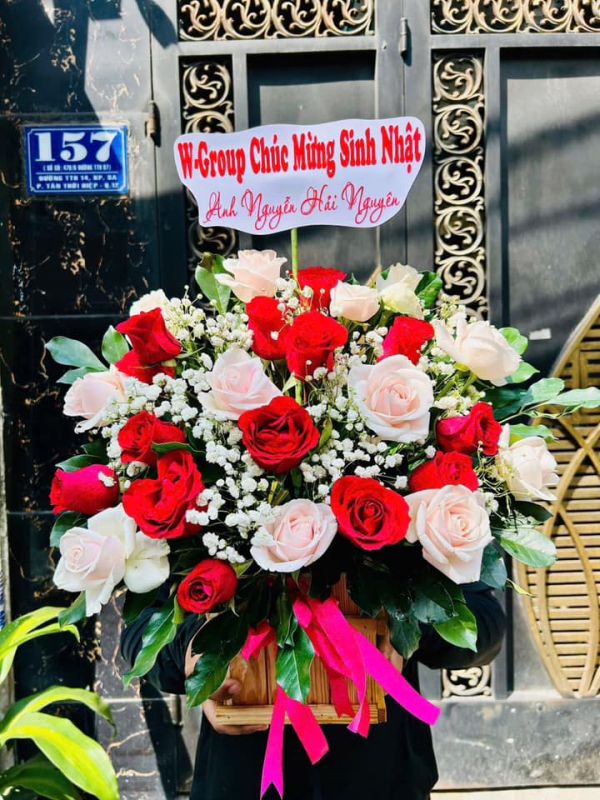 giỏ hoa sinh nhật 