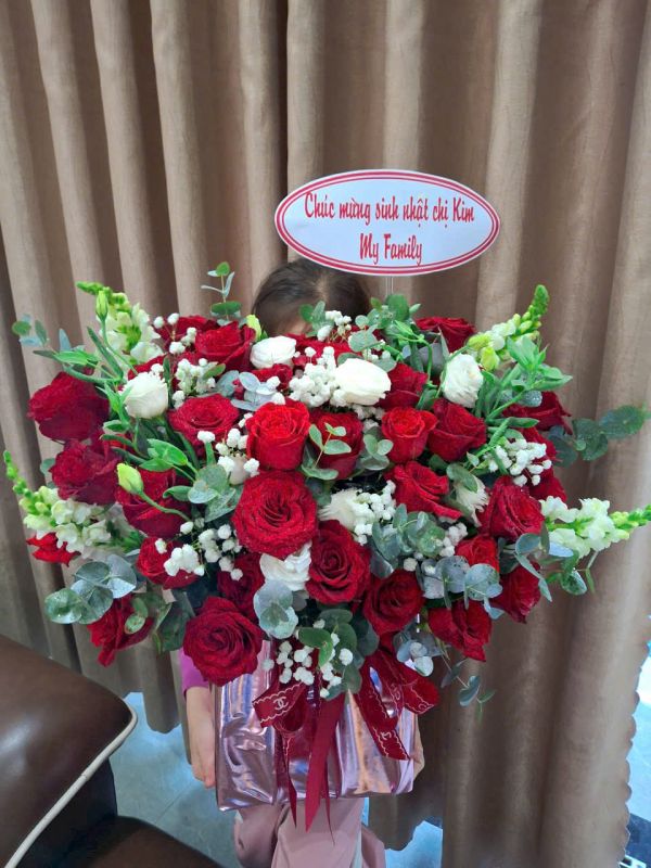 giỏ hoa sinh nhật