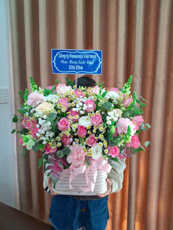 giỏ hoa sinh nhật