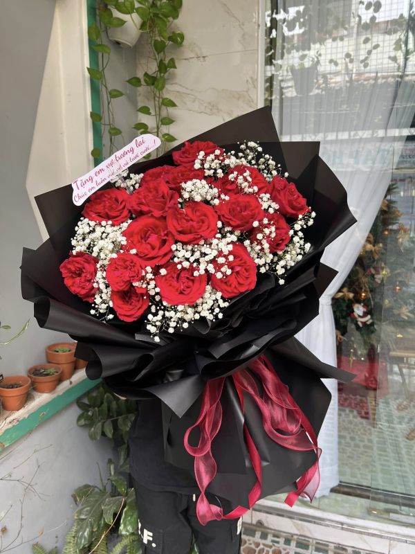 bó hoa tươi đẹp