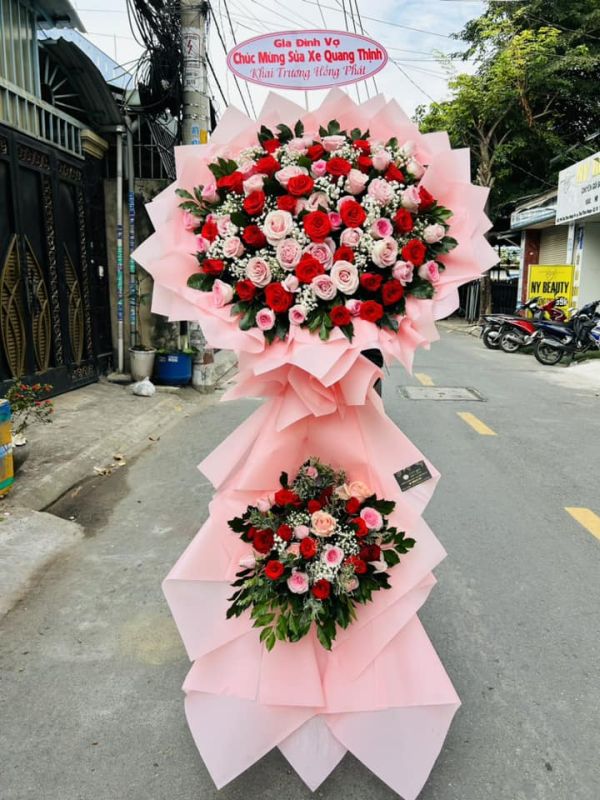 hoa khai trương