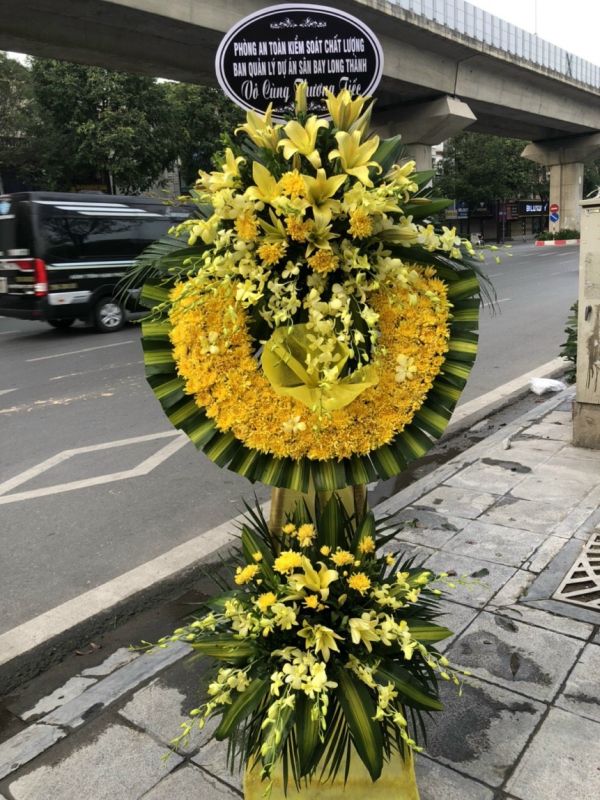 hoa chia buồn