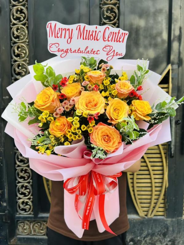 hoa chúc mừng