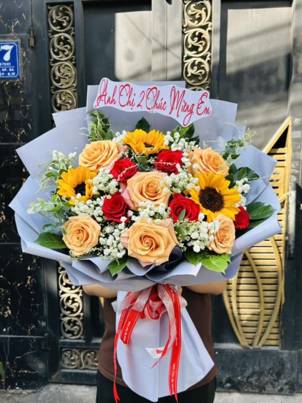 hoa chúc mừng