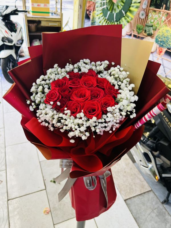 bó hoa tươi đẹp