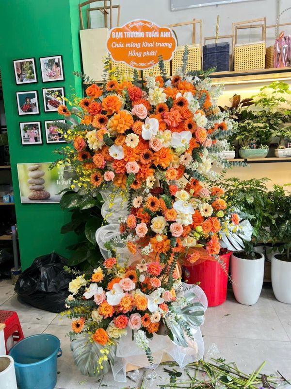 hoa khai trương