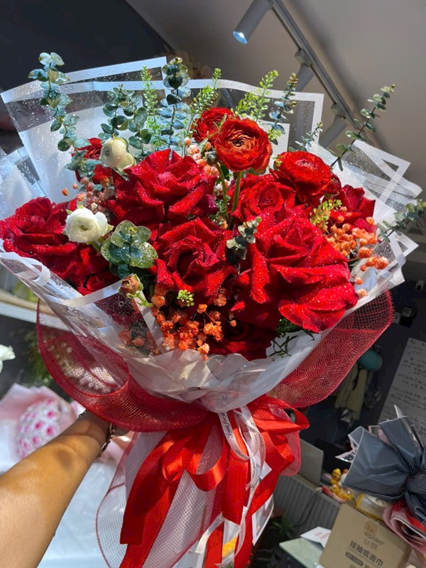 bó hoa tươi đẹp