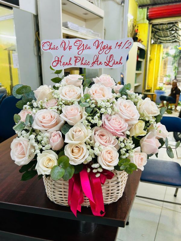 hoa chúc mừng valentine
