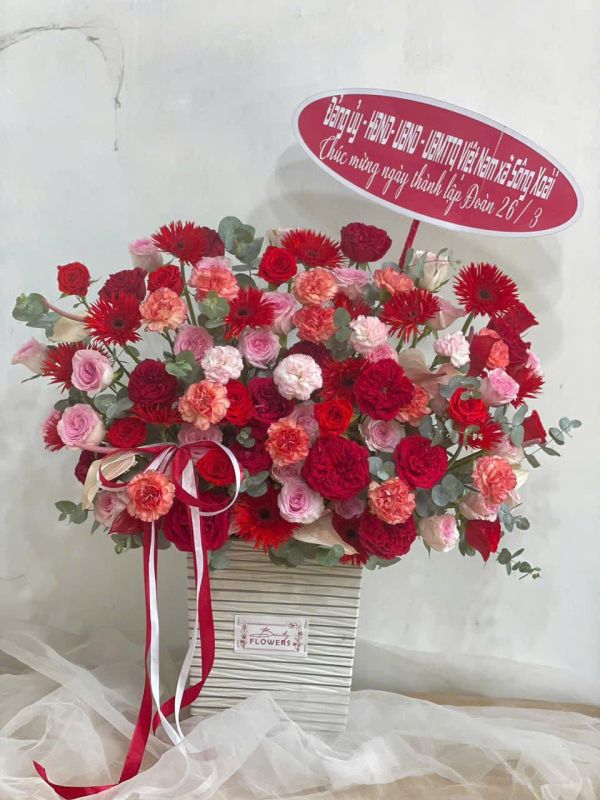 hoa chúc mừng