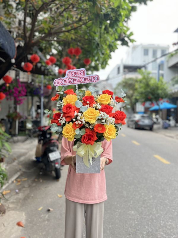 hoa chúc mừng