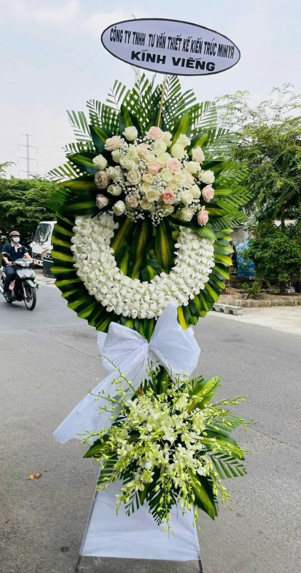 hoa chia buồn